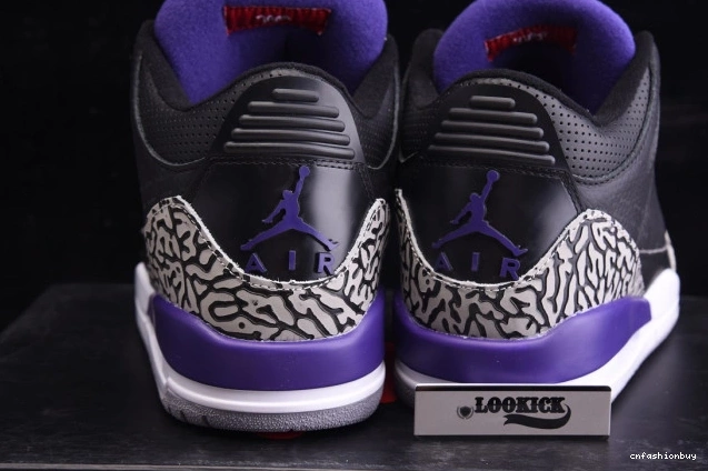 Jordan Black CT8532-050 Air Purple Retro Court 3 0825